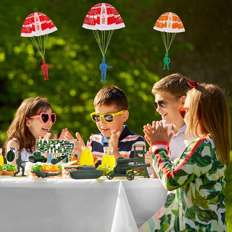어린이용 낙하산 장난감, 육군 남자 액션 피규어, 손  - Party Games Kids Ideas 리뷰 및 가격